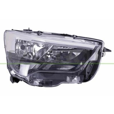 Imagem de PRASCO OP9124903 Farol Principal à direita H7/H1 com luz de circulação diurna (LED) motor regulação do alcance dos faróis