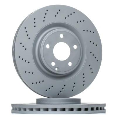 Imagem de ATE 24.0132 0180.1 Disco de travão 344,0 32,0 5 112,0 perfurado/ventilado revestido ligado/alto carbono com parafusos MERCEDES BENZ: CLS Coupe