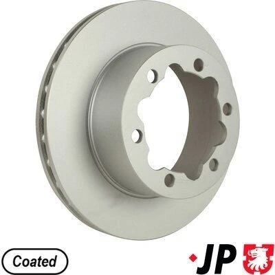 Imagem de JP GROUP 1163207300 Disco de travão Eixo traseiro 303 28 6 ventilado revestido MERCEDES BENZ: Sprinter 5 T Camião plataforma/Chassis