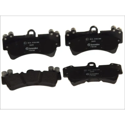 Imagem de BREMBO P 85 065 Jogo de pastilhas para travão disco preparado indicador aviso desgaste com pesos equilíbrio, sem acessórios AUDI: Q7