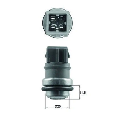 Imagem de MAHLE ORIGINAL TSE 31 Sensor da Temperatura do Líquido de Refrigeração com junta RENAULT: Kangoo I Express