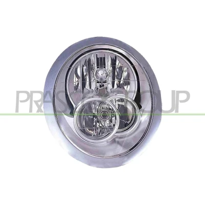 Imagem de PRASCO MN3064904 Farol Principal esquerda H7/H7 com motor elétrico, porta lâmpadas MINI: Hatchback