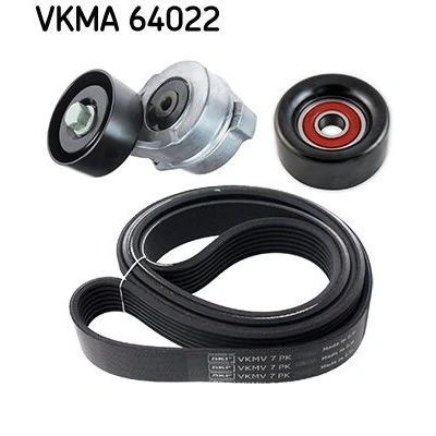 Imagem de SKF VKMA 64022 Jogo de correias trapezoidais estriadas