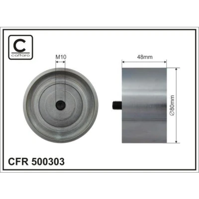Imagem de CAFFARO 500303 Polia de Desvio