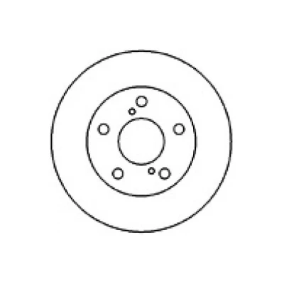 Imagem de MAPCO Disco de travão Eixo dianteiro 24,9mm 4 90mm ventilado 25566 4351228090,4351228100 Discos