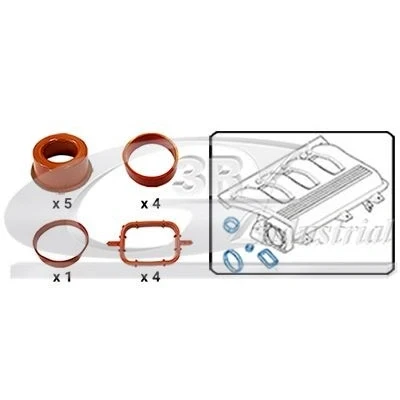 Imagem de 3RG 85130 Jogo de juntas, colector admissão BMW: 3 Sedan, 5 Touring