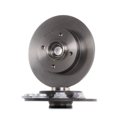 Imagem de SNR KF159.57U Disco de travão 250 9 4 cheio revestido com o rolamento da roda integrado, anel sensor magnético integrado PEUGEOT: 307 SW