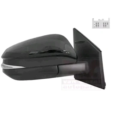 Imagem de Espelho retrovisor Van Wezel 5473818 à direita repintável completo, convexo, para regulação eléctrica dos espelhos, dobrável electricamente, a