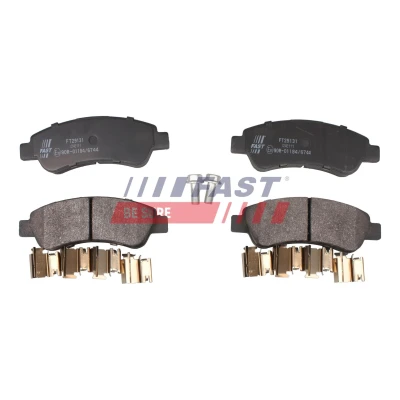 Imagem de FAST FT29131 Jogo de pastilhas para travão disco Eixo traseiro excl. contacto aviso desgaste FIAT: Ducato III Van