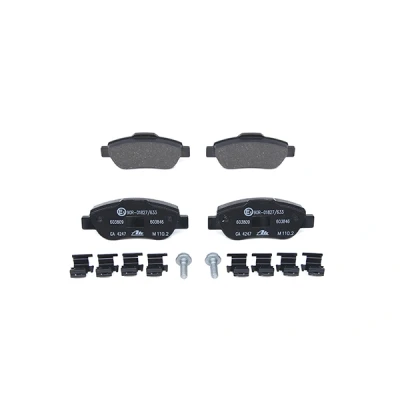 Imagem de ATE 13.0460 3809.2 Jogo de pastilhas para travão disco FIAT: Panda II Hatchback