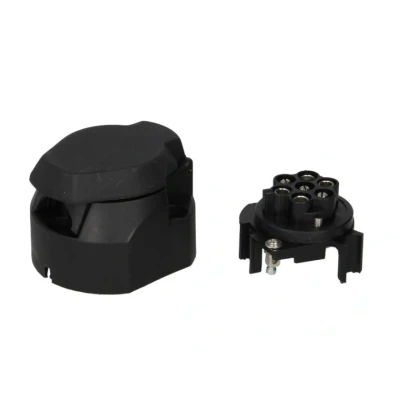 Imagem de ACPS ORIS 022 434 Tomada de reboque 7 PVC com protecção contra salpicos, contacto corte integrado 11446