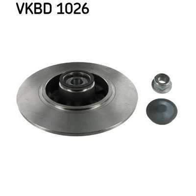 Imagem de SKF VKBD 1026 Disco de travão 260, 55 8 5 cheio com o rolamento da roda integrado, anel sensor magnético integrado RENAULT: MEGANE 3