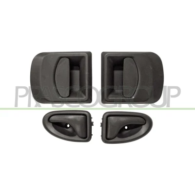 Imagem de PRASCO FT9268000 Puxadores de Porta exterior, interior, à frente, lado esquerdo, direito preto IVECO: DAILY 3 Kasten/Kombi,