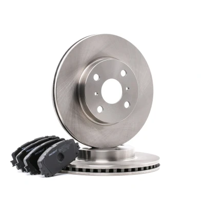 Imagem de MAPCO 47548 Kit de travões Eixo dianteiro ventilado com chapa anti ruído excl. contacto aviso desgaste