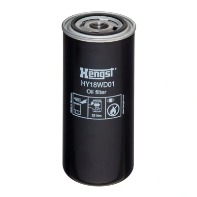 Imagem de HENGST FILTER HY18WD01 Filtro de óleo 1 12 UNF aparafusado