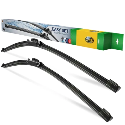 Imagem de Escova do limpa vidros Hella Easy Set Oe 9XW 358 164 121 à frente plana VOLKSWAGEN: Golf 7, 7 Variant, Polo VI