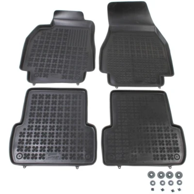 Imagem de REZAW PLAST 201901 Conjunto de tapete chão Borracha à frente e atrás 4 preto medida RENAULT: MEGANE 2, 2 Kombi, Stufenheck