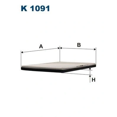 Imagem de FILTRON K 1091 Filtro, ar do habitáculo Filtro de partículas 322 235 26 DAF: CF 85