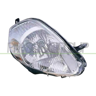 Imagem de PRASCO FT3424803 Farol Principal à direita H4 amarelo para circulação pela com motor elétrico de regulação do alcance dos faróis