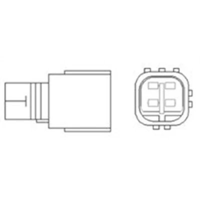 Imagem de MAGNETI MARELLI 466016355106 Sonda lambda com aquecimento 4 SUBARU: Legacy 4, Forester II, I