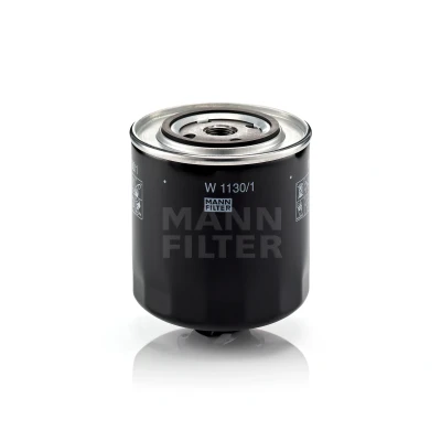 Imagem de MANN FILTER W 1130/1 Filtro de óleo 3/4 16 UNF com uma válvula retenção aparafusado VOLKSWAGEN: Transporter 4 Bus,