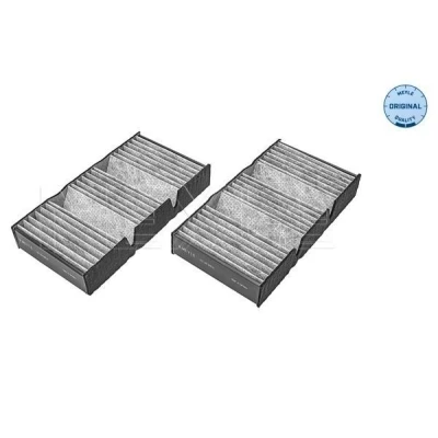 Imagem de MEYLE 012 320 0045/S Filtro, ar do habitáculo Filtro de carvão ativado, com efeito absorção odor, Cartucho filtrante 253 133 40
