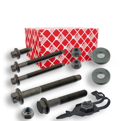 Imagem de FEBI BILSTEIN 43699 Kit de montagem, braço oscilante Eixo dianteiro, lado esquerdo, direito MERCEDES BENZ: CLA Coupe