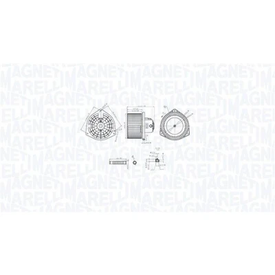 Imagem de MAGNETI MARELLI 069412765010 Ventilador do Habitáculo PEUGEOT: 4007