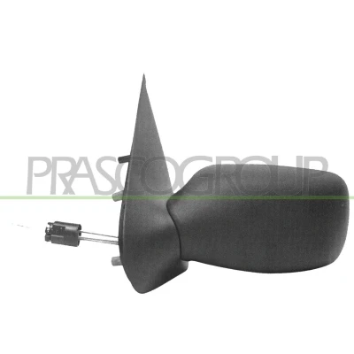 Imagem de Espelho retrovisor Prasco FD0507114 esquerda preto manual ajustável pelo interior, ajuste: por cabo de aço FORD: FIESTA 4