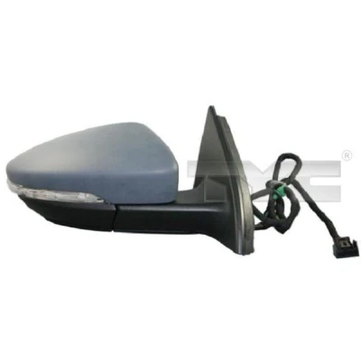 Imagem de Espelho retrovisor Tyc 337 0218 esquerda com subcapa para regulação eléctrica dos espelhos, não esférico, aquecível VOLKSWAGEN: Passat B7 Sedan