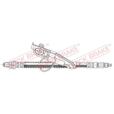 Imagem de QUICK BRAKE 42.916 Mangueira de Travão 365mm M10x1 com rosca exterior FORD: FIESTA 4, Puma Hatchback