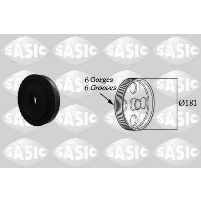 Imagem de SASIC 2156039 Polia da Cambota 181 ALFA ROMEO: 159 Sportwagon, Sedan, 156 FIAT: Marea Sedan
