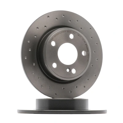 Imagem de BREMBO 08.B347.4X Disco de travão 276 9 5 perfurado, cheio revestido alto carbono com parafusos MERCEDES BENZ: Classe A, CLA Coupe, B