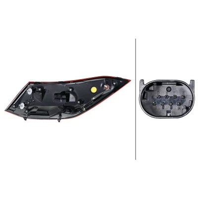 Imagem de HELLA 2SK 013 102 071 Farolim esquerda parte exterior LED 12