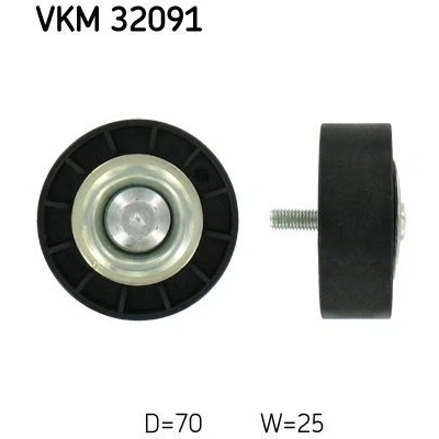 Imagem de SKF VKM 32091 Polia de Desvio com material fixação