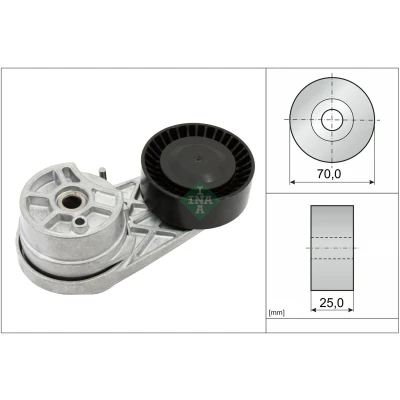 Imagem de INA 534 0727 10 Tensor, correia trapezoidal estriada