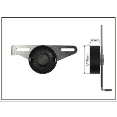 Imagem de Tensor de correia, correia trapezoidal estriada CAFFARO 500059 SC