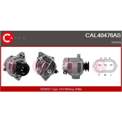 Imagem de CASCO CAL30168AS Alternador 12V 55A FIAT: Ducato I Camião de plataforma/Chassis, Uno Hatchback