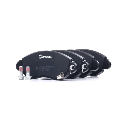 Imagem de BREMBO P 24 052 Jogo de pastilhas para travão disco com avisador sonoro desgaste parafusos pinça sem acessórios