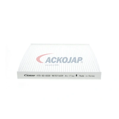 Imagem de ACKOJA A70 30 0002 Filtro, ar do habitáculo Cartucho filtrante, Filtro de pólen 198 220 20 Papel TOYOTA: Corolla IX Hatchback