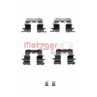 Imagem de METZGER 109 1290 Kit de acessórios, pastilhas travão TOYOTA: Previa / Estima II