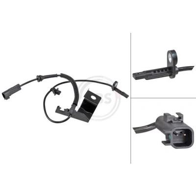 Imagem de A.B.S. 32273 Sensor de ABS activo 560mm 645mm 39mm preto