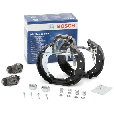 Imagem de BOSCH 0 204 114 554 Jogo de travões, travões tambor com acessórios, cilindro travão roda RENAULT: CLIO 2, TWINGO 1, 2 Kasten endado,