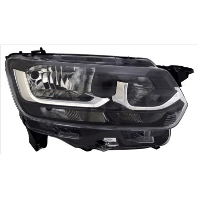 Imagem de TYC 20 17991 05 2 Farol Principal à direita H7/H1, W21/5W com luz de circulação diurna motor elétrico