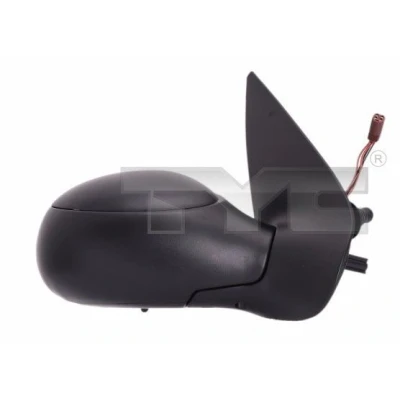 Imagem de Espelho retrovisor Tyc 326 0016 esquerda preto ajuste: por cabo de aço, não esférico, aquecível PEUGEOT: 206 Hatchback, SW