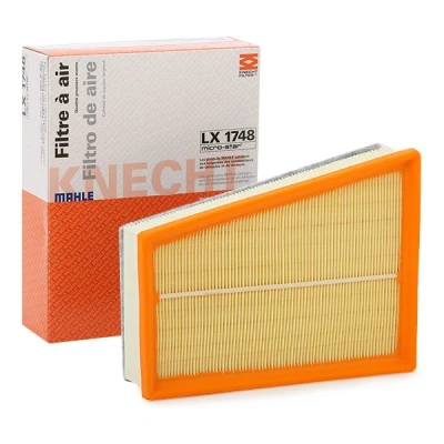 Imagem de MAHLE ORIGINAL LX 1748 Filtro de ar 66,3 189 244,6 Cartucho filtrante RENAULT: MEGANE 3 Coupe, SCENIC 3, Grandtour