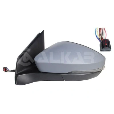 Imagem de Espelho retrovisor Alkar 9043071 esquerda com subcapa elétrico aquecível, dobrável electricamente, não esférico para veículo volante à