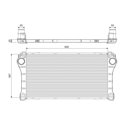 Imagem de VALEO 818364 Intercooler Alumínio sem sensor
