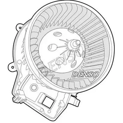 Imagem de DENSO DEA17001 Ventilador do Habitáculo para veículo com volante à esquerda MERCEDES BENZ: CLK Coupe