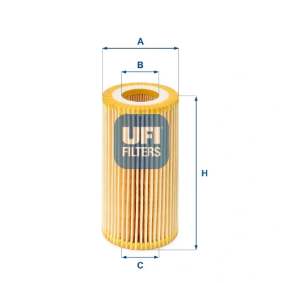 Imagem de UFI 26.054.00 Filtro de Combustível Cartucho filtrante OPEL: Corsa D Hatchback, C Astra H SAAB: 9 3 Sedan, 5 Sedan